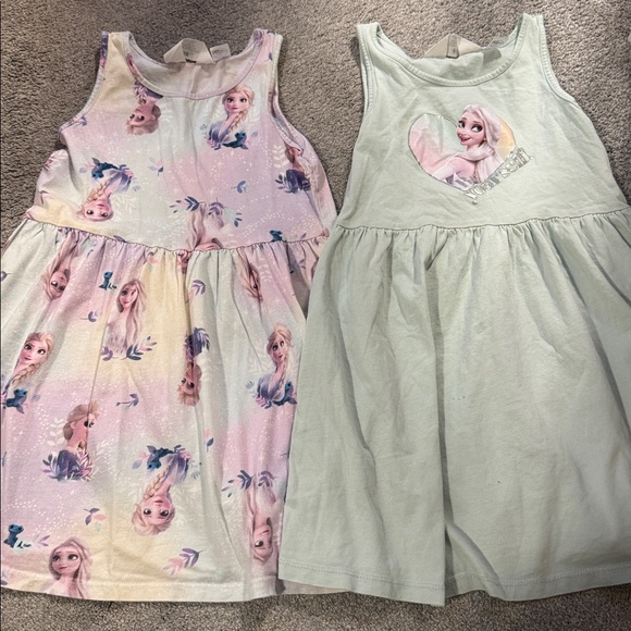 H&M Other - Two Frozen Themed Kids Dress - Size 6X/7
